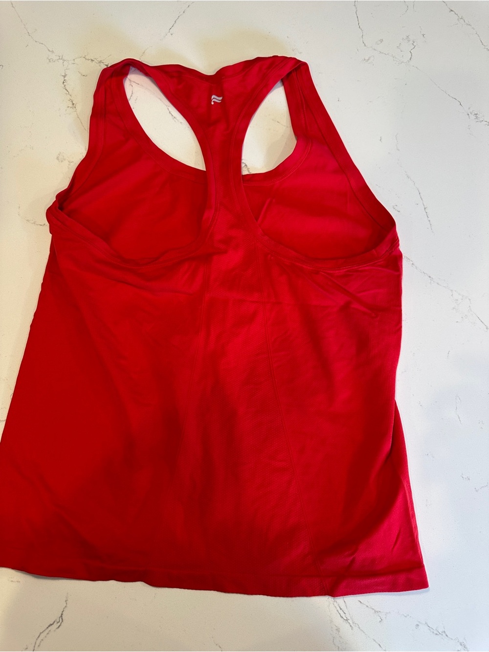 Fabletics Red Racerback Tank Top